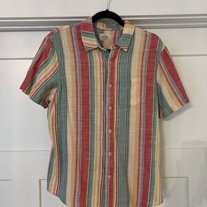 Marine Layer Multicolor Striped Men's Shirt